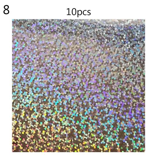 

10 шт. 3D стереоскопическая радужная лазерная наклейка рыболовная приманка DIY материал