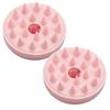 2pcs Hair Washing Shampoo Brush  Cleaning Relieve Itching Silicone Lanyard Hair Shampoo Brush Pi