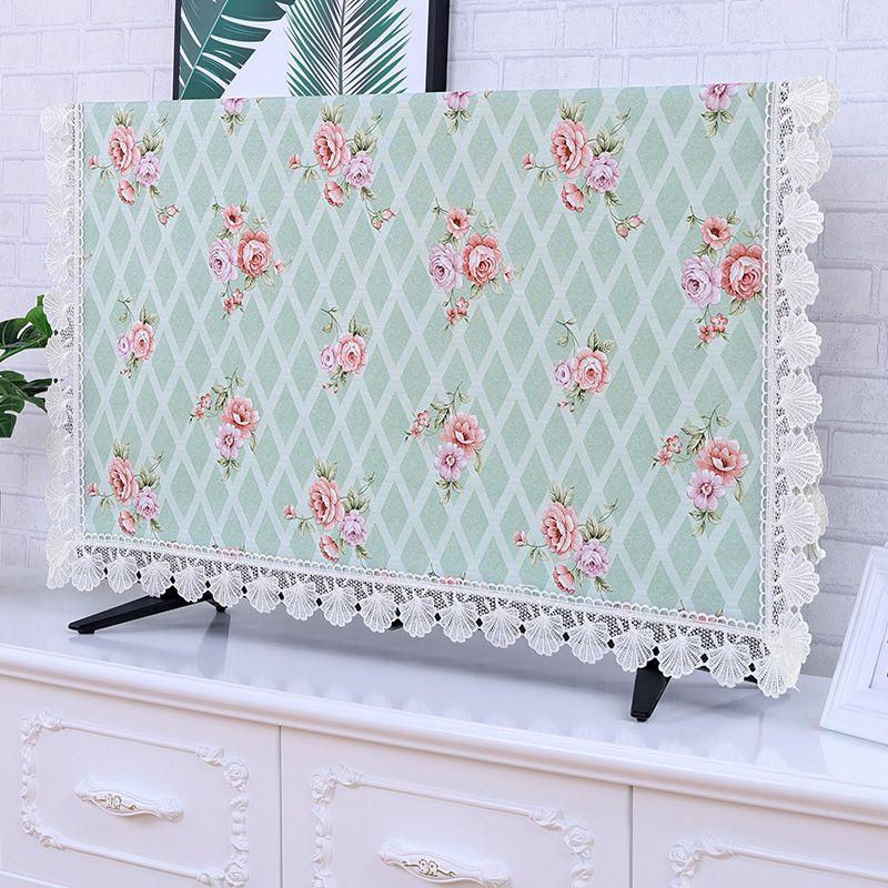 

Fabric LCD TV Cover Cloth 32 42 46 50 52 55 6065-Inch Dustproof Cover Cloth Multi-Use Towel Green 28-32 inches (90cm)