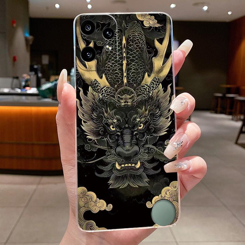

Transparent Casing For Nothing CMF Phone 2 Pro A001 Lucky Dragon King For Nothing Phone (3a) Lite 5G Shockproof Soft Shell CMF Phone 2 Pro