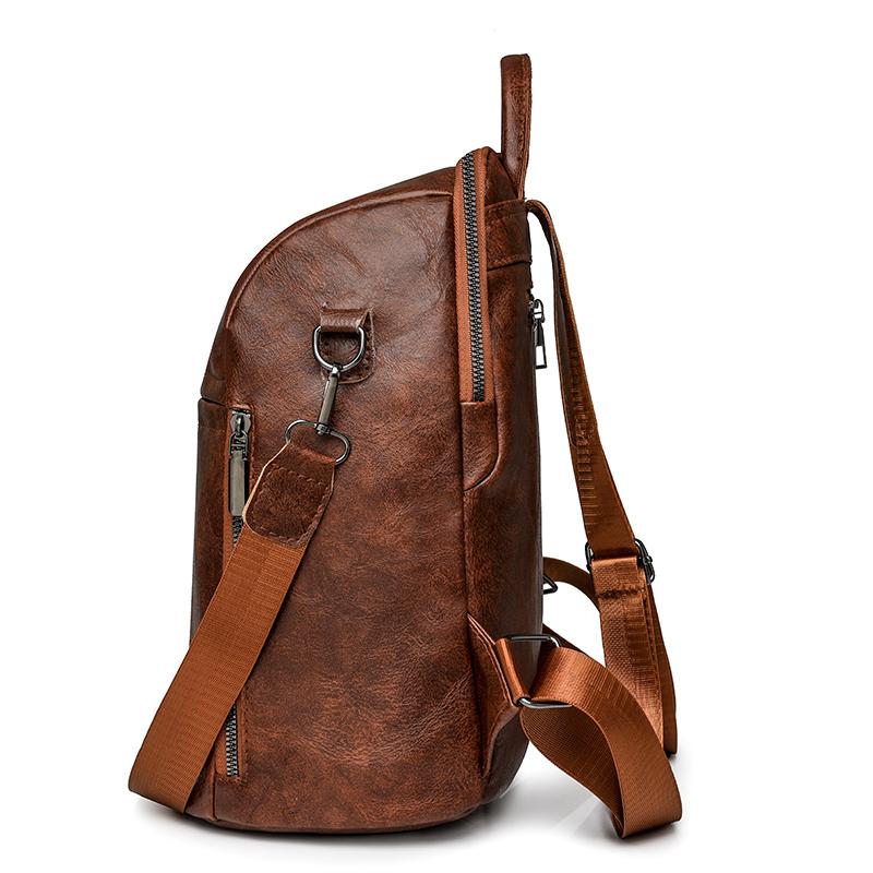 2025 New Designer Backpack Women High Quality Leather Backpacks School Bags for Teenagers Girls Large Capacity Travel Backpack