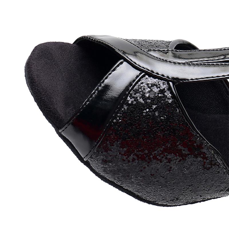 Women Tango Ballroom Latin Waltz Dance Girls Party Shoes High Heeled 7CM