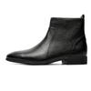 Fashion Luxury Brand Side Zipper Men Chelsea Boots Casual Footwear All-match High Quality Brown Ankle Boots Vintage Style Business Boots