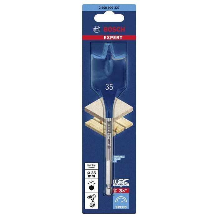 Mêche à bois - 2608900327 - Ø35 mm - Longueur 152 mm - Jusqu'à 3x plus rapide
