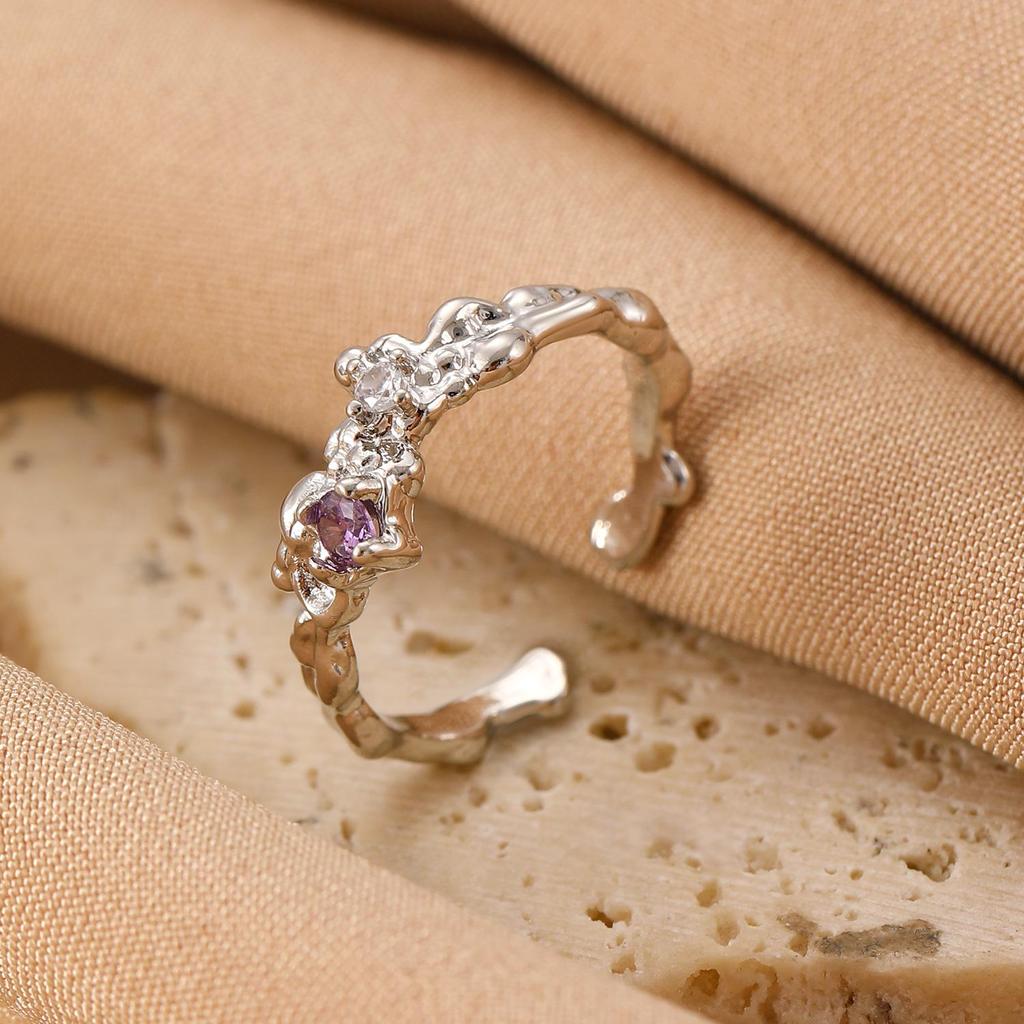 High-End Cross-Border Fashion Bow Ring for Women - European & American Style Open Index Finger Accessory