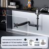 Laptop Stand with Adjustable Monitor Arm for Single/Dual Screens - Rotating and Lifting Functionality 