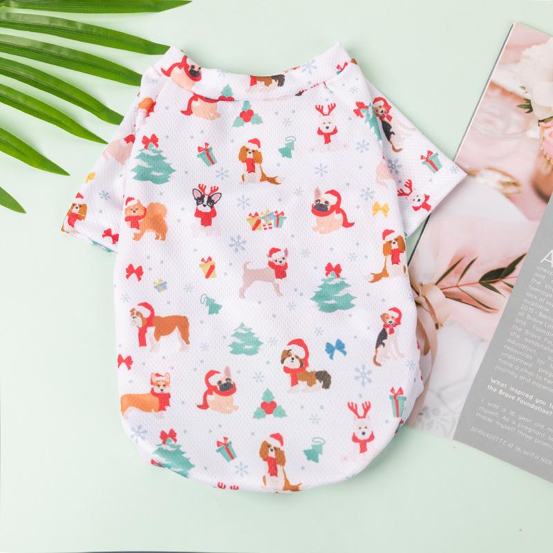 Novas roupas de cachorro de Natal Ano Novo Chinês Teddy do que Urso Lulu da Pomerânia Gato de estimação