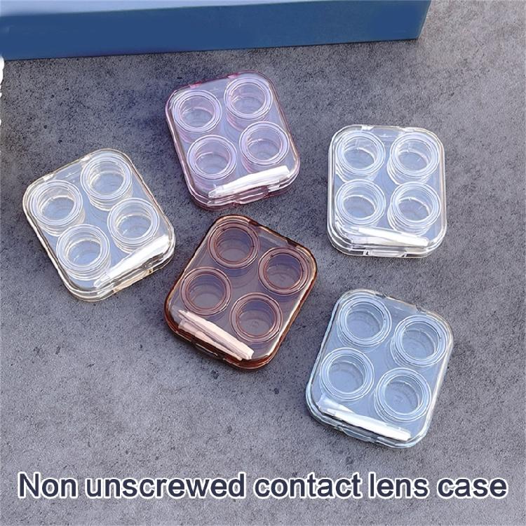 Convenient Contact Lenses Storage Box With Tweezers And Suction Wearing Tool Great For Travel And Office Student Use