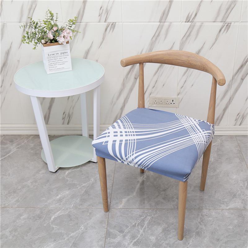 

Чехол на сиденье стула из эластичной ткани с коровьим рогом для ресторанов One Size