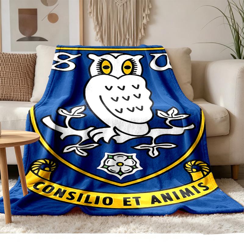 Sheffield Wednesday Football Club Soft and comfortable flannel Suitable for sofas living rooms outdoor camping travel and also makes a great anniversa