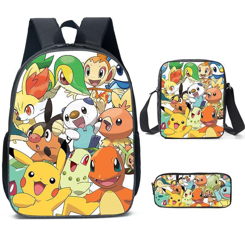 Primary And Secondary School Students Schoolbag Cartoon Backpack Breathable Wear-Resistant Children'S Backpack Satchel Pencil Case