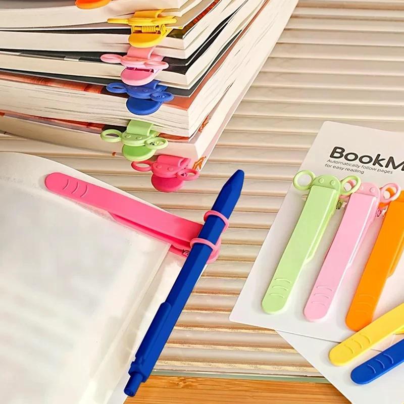 1/3 Pezzi, Segnalibro in Silicone Segue Automaticamente la Girata delle Pagine Segnalibri per Studenti Cancelleria per Ufficio, Adatto per Casa Scuola