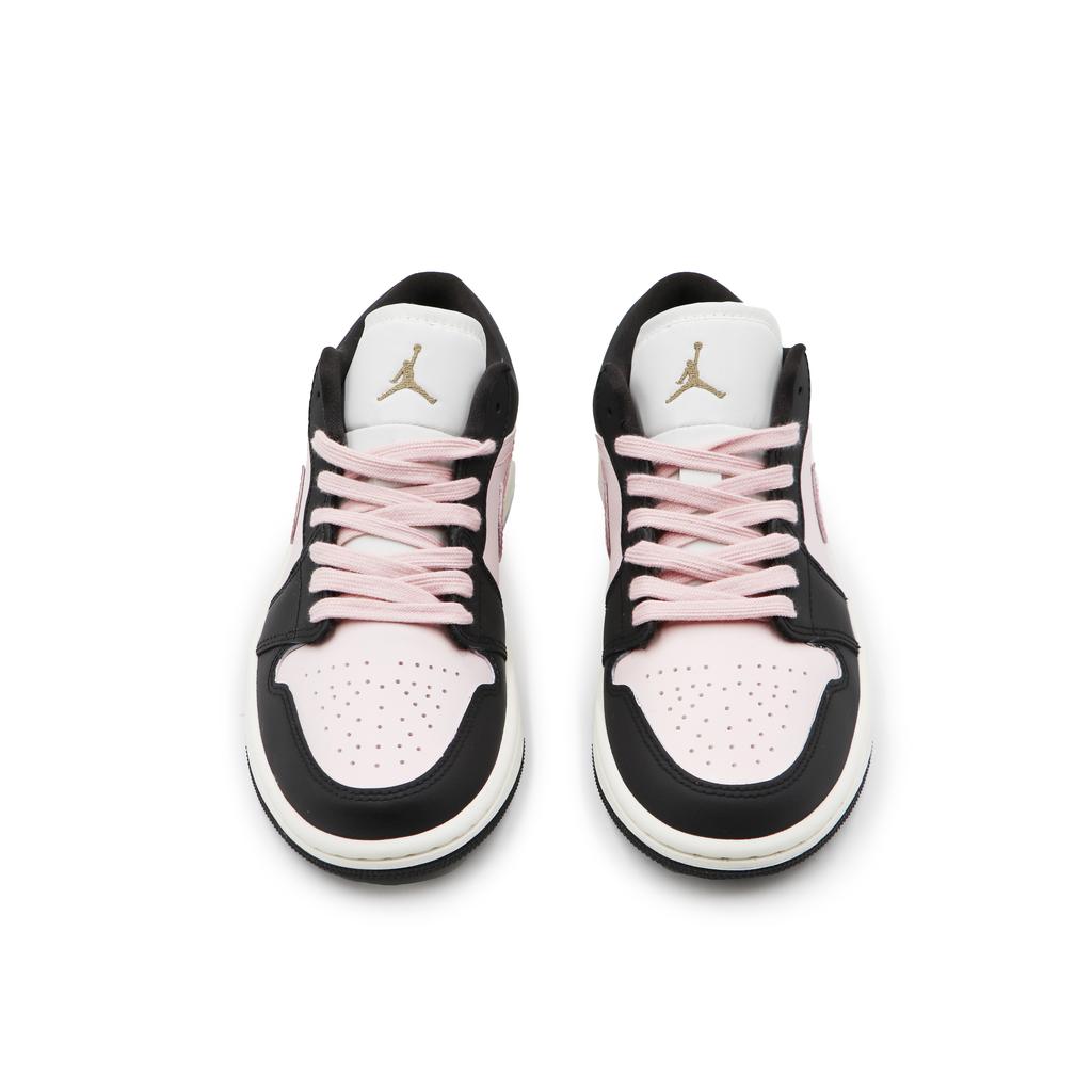 Jordan Air Jordan 1 Low Top Vintage Basketball Shoes Women's Black Pink DC0774-200(Team413-)