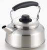Yoshikawa Stainless Induction and Gas Seeds Made in YJ1815 Wide-Mouth Kettle, 2.6L, Steel, Compatible, Cooking, Tsubame-Sanjo, Japan,