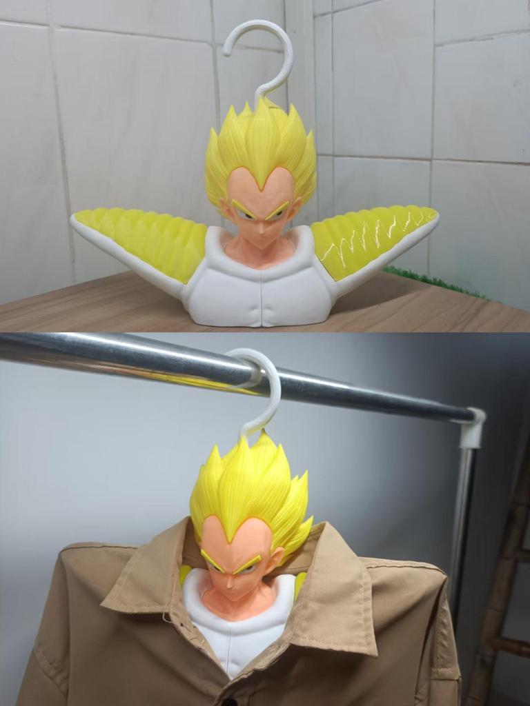 Dragon Ball Goku, Piccolo & Vegeta Creative Clothes Hanger - Gift & Decoration for Kids  
