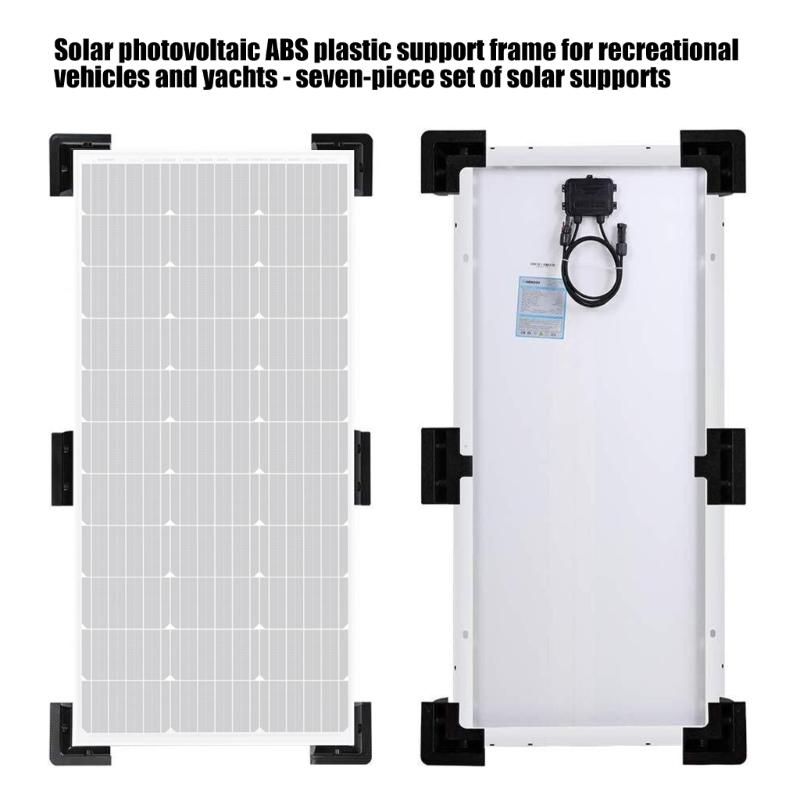 Solar Panel Bracket Set None Drilling Angle Installation Bracket Solar Installation Accessories for Roof Boats Yacht