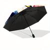 1pc Wolf Animal Design Automatic Opening and Closing Folding - A Good Choice for Gifts, Fashionable and Convenient Umbrella With Cute Cartoon Cha