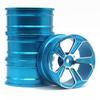 Replacement Aluminum Alloy Metal Wheel Rim Hub Upgraded Repair Parts For 1:10 Tamiya Tt-01 Tt-02 Xv-01 Hsp Hpi Rc Car Wheel