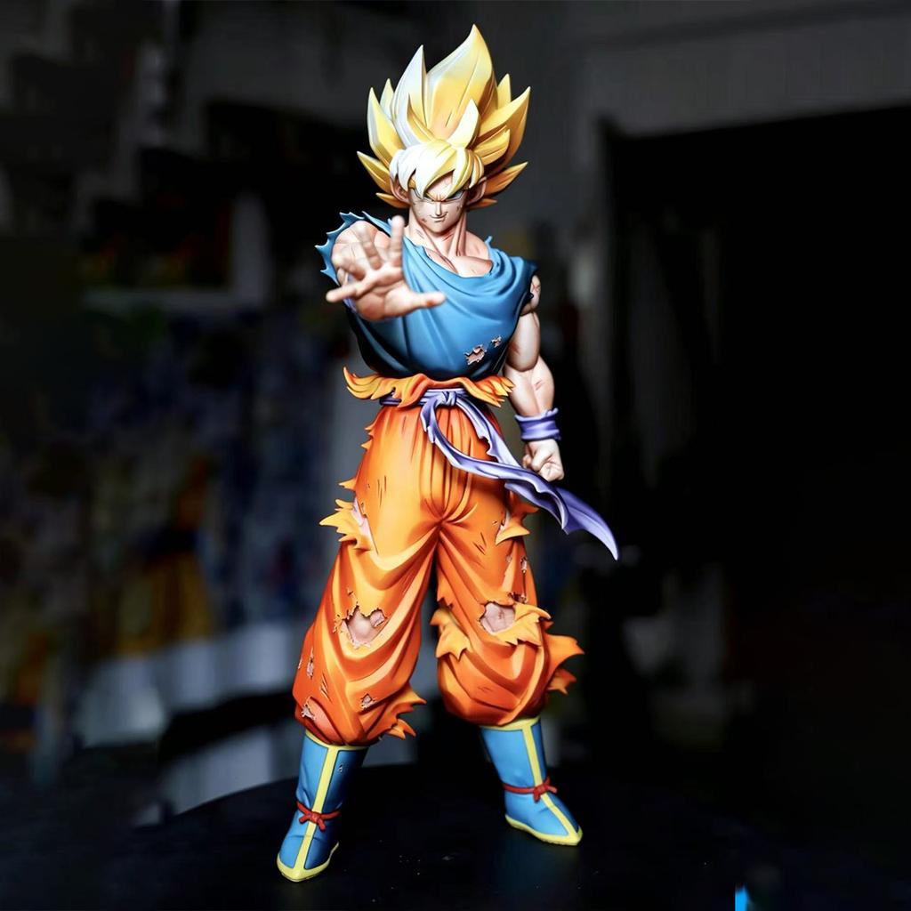 31cm Anime Dragon Ball Z Goku Figure Son Goku Super Saiyan Pvc Action Figures Collection Model Toys Gifts