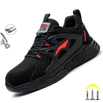 Fashion  Safety Boots Men Work Sneakers Indestructible Shoes Steel Toe Protective Anti-smash Anti-puncture Work Safety Shoes