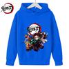 Autumn Warm Evil Spirit Killing Fashionable Casual Sports Hoodie With Anime Print For Boys And Girls Clothing