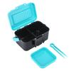 Portable Durable Plastic Fishing Bait Holder Box Worm Earthworm Lure Storage Case with Clip