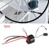 Black Red Brush Motor Speed Controller ESC With Fan Forward Current 600A Powerful Performance Versatile Compatibility