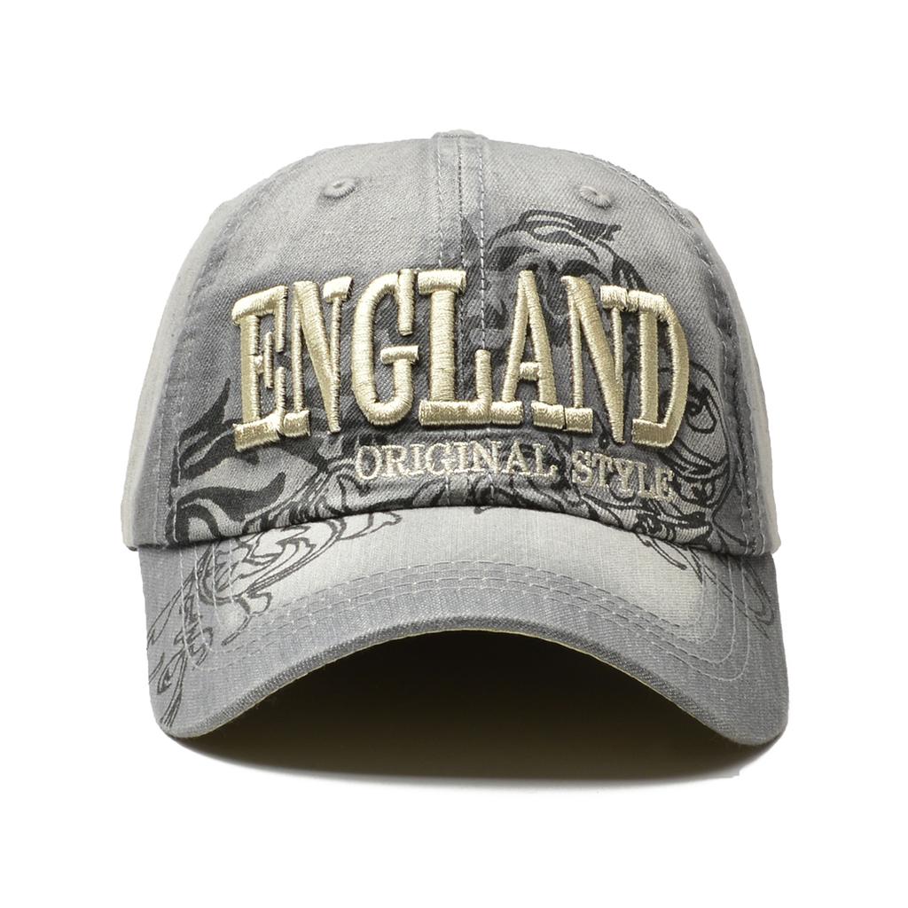 NORTHWOOD Letters Denim Baseball Cap for Men Women Sun Outdoor Baseball Hats Dad Cap