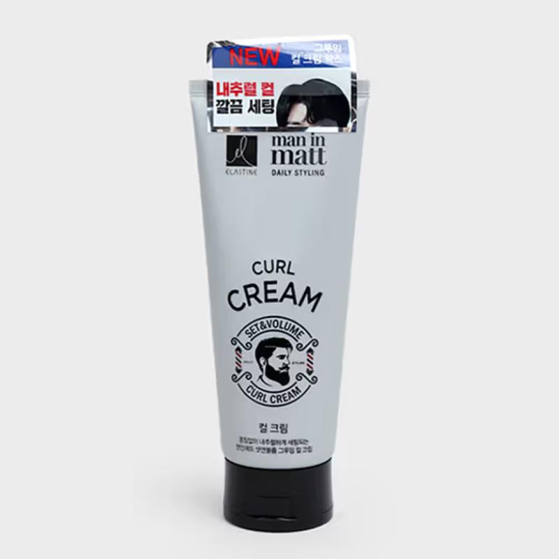 Elastine Man In Matte Set & Volume Curl Cream 150 ml