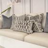 Luxury Grey Sofa Cushion Cover for Living Room Modern Throw Pillowcase for Euro Decoration Pillow Cover 30*50CM 45*45CM 50*50CM