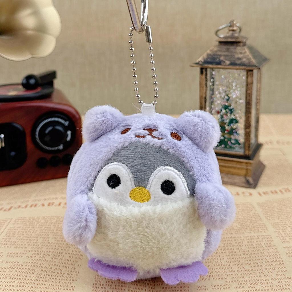 Breloc Pinguin de Pluș Drăguț – Pandantiv Animal de Pluș, Cadou de Aruncat la Nuntă