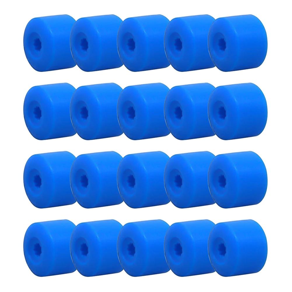 20Pcs 17mm Car Wheel Cover Hub Nut Bolt Covers Cap for Volkswagen VW Golf MK4 Auto Tyre Screws Exterior Protection Accessories