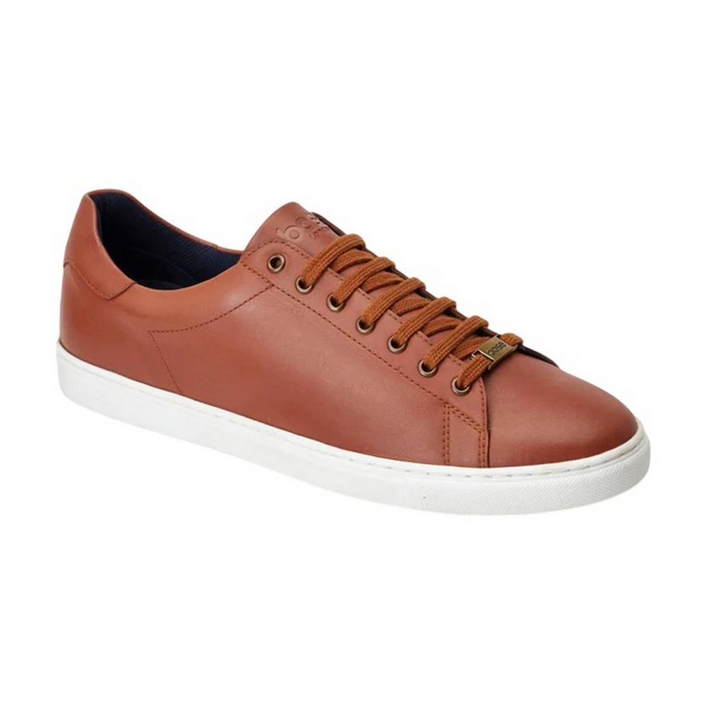 BASE LONDON Mens Tucker Leather Soft Trainers