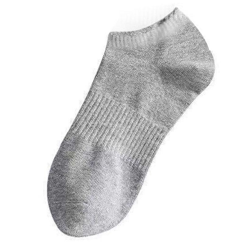 Socks Women'S Solid Color Light Mouth Cotton Socks Black And White Sports Socks Boat Socks Trendy Men'S Socks