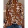 Women's 3D Printed Floral Print T-shirt Fashion Long Sleeve Round Neck Regular Tops Holiday Weekend Spring Autumn