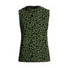 Gilet da uomo senza maniche con cappuccio leggero casual con stampa leopardata top estivo da spiaggia maglietta da palestra