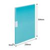 KOKUYO File Clear Book MOTTE A4 20 Sheets Pocket Light Blue La-LM20LB