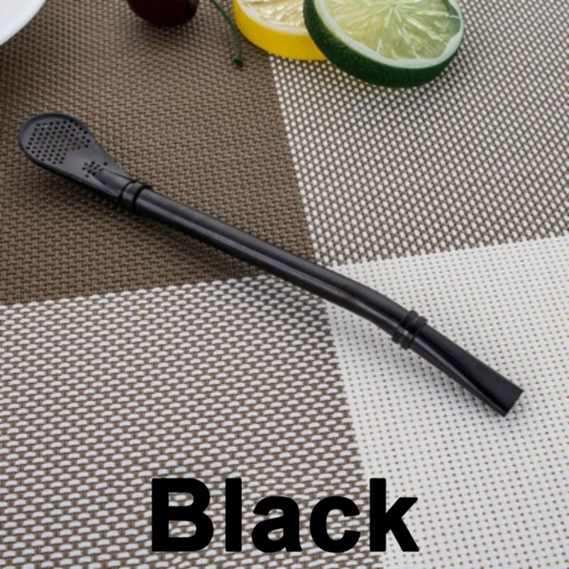 Kitchen Stainless Steel Tea Drinking Mate Straw Gourd Filter Spoon Tea Tools