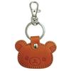 Ushikubo Kogeisha Rilakkuma Leather Key Chain Face Rilakkuma RK-012