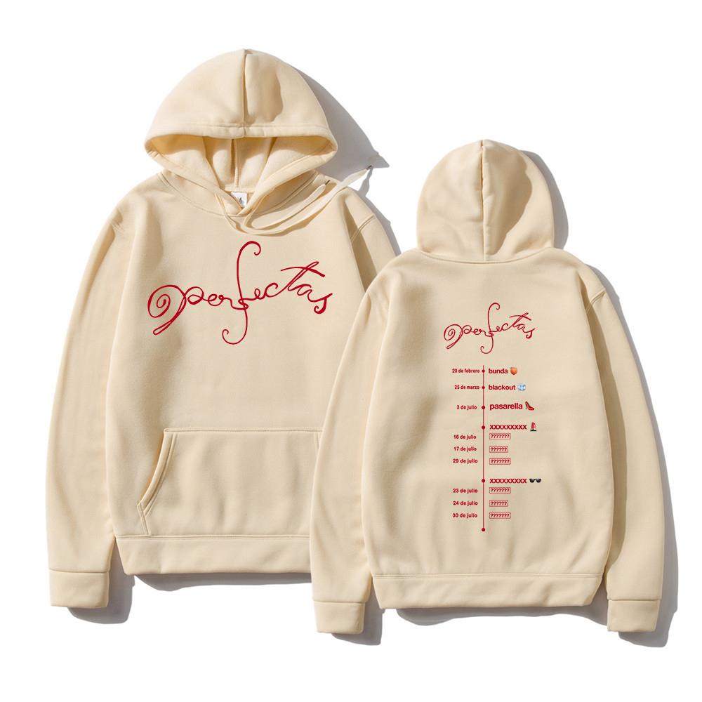 Perfektes Emilia 2025 Album Hoodie Emilia Mernes Vintage Retro Herren/Damen Hoodies Harajuku Winterkleidung Pullover Sweatshirt