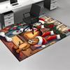 1pc Tom & Jerry Christmas Edition Office Carpet Non Slip Rug with Anime Cartoon Design, Festive Gift for Home Decor, Living Room, Bedroom, Game
