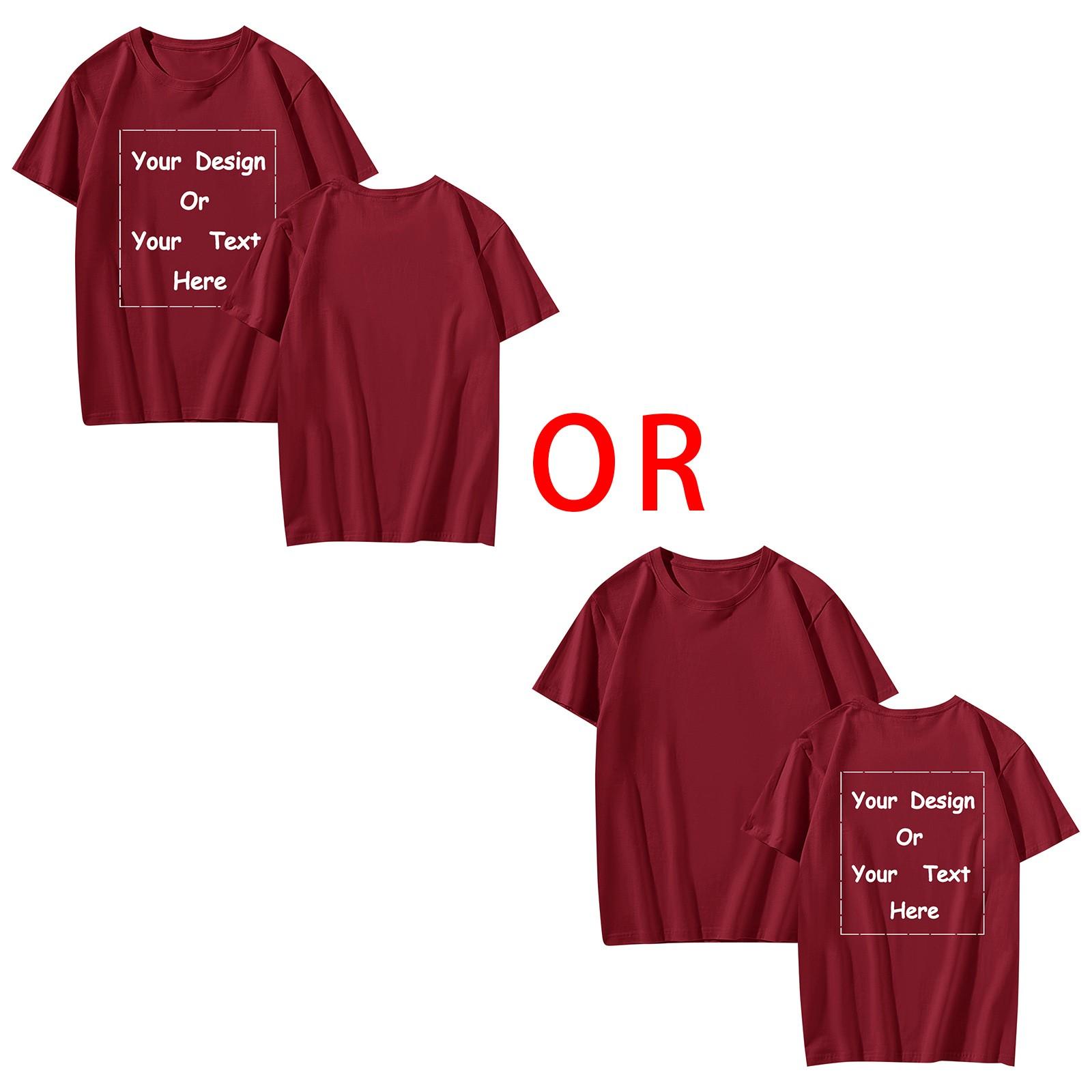 

Женская футболка, повседневный свободный пуловер с круглым вырезом и коротким рукавом с принтом XL винный