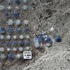1 Piece 5D Embossed White Snowflake Nail Stickers Winter Christmas Snowflake Nail Art Stickers Self-adhesive Decorative Slider
