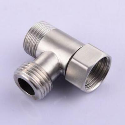 1 Pack Toilette 304 Kupfer T-Adapter G1/2 T-Ventil für Bad Bidet Sprayer/Dusche