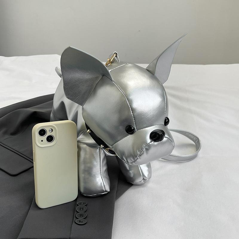 Bags Women's bag Internet celebrity puppy doll messenger bag 2025 new Japanese cartoon personality funny shoulder bag