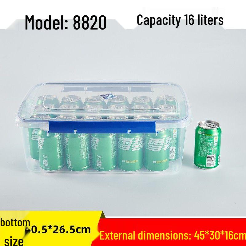 ZISIZ Rectangular Refrigerator Food Storage Container