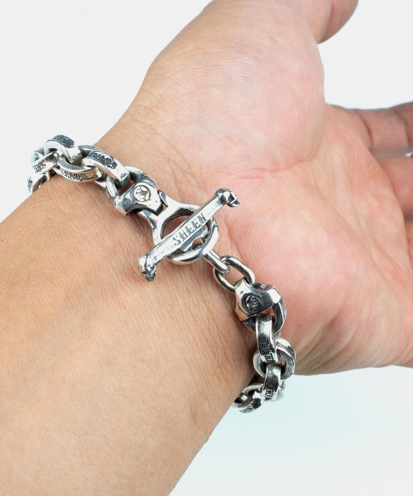 Sheen666 581 Link Silver Bracelet