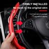 2pcs Carbon Fiber Non-Slip Car Steering Wheel Cover Car Styling For Kia Rio Ceed Sportage Cerato Soul Sorento K2 K5 K6 K7 K8 Flip