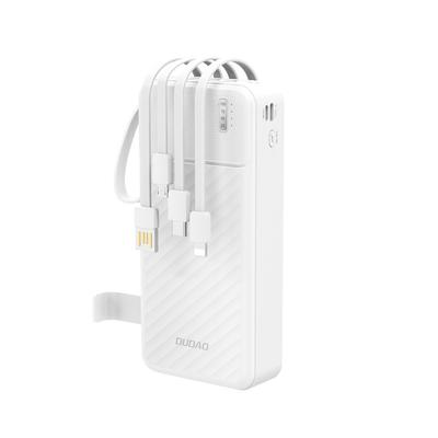 Powerbank K11 Pro 20000mAh with Built-in Cables - White