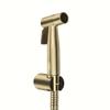 Classic Three Piece Set of Gold Stainless Steel Bathroom Shower Head, High-pressure Gun, Toilet Matching, Toilet Accessory